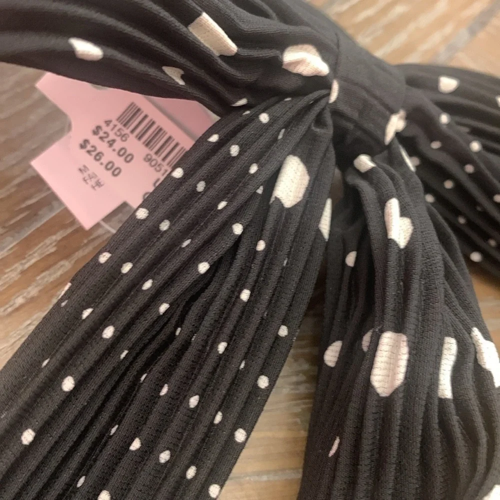 Anthropologie Polka Dot Hair Bow new with tags